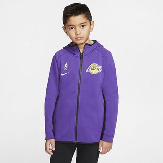 Hanorace Nike Lakers Showtime Dri-FIT NBA Baieti Violet | GVDE-35610